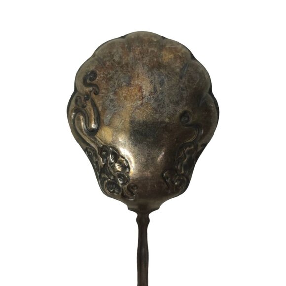 Wm Rogers 12 Art Nouveau Shell Berry Spoon Silver Plate Circa 1904 Antique - Picture 7 of 10